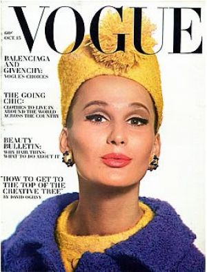 Vintage Vogue magazine covers - wah4mi0ae4yauslife.com - Vintage Vogue October 1963 - Brigitte Bauer2.jpg